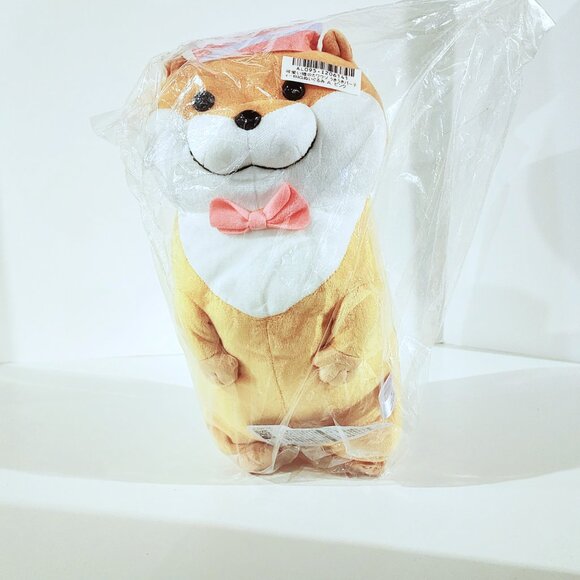 New FuRyu Kawaii Uso No Kawauso Ukiuki Otter Party Plush (Pink Hat) Japan 32cm - Picture 2 of 3